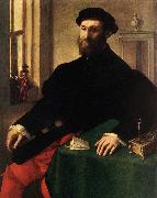 Portrait of a Man - Oil on canvas, CAMPI, Giulio